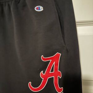 University of Alabama sweatpants.